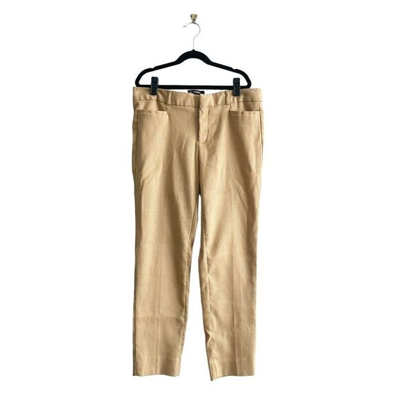Banana Republic Pants Women's 6 Sloan Yellow Ochre Chino Trouser Dress Casual - Picture 1 of 10